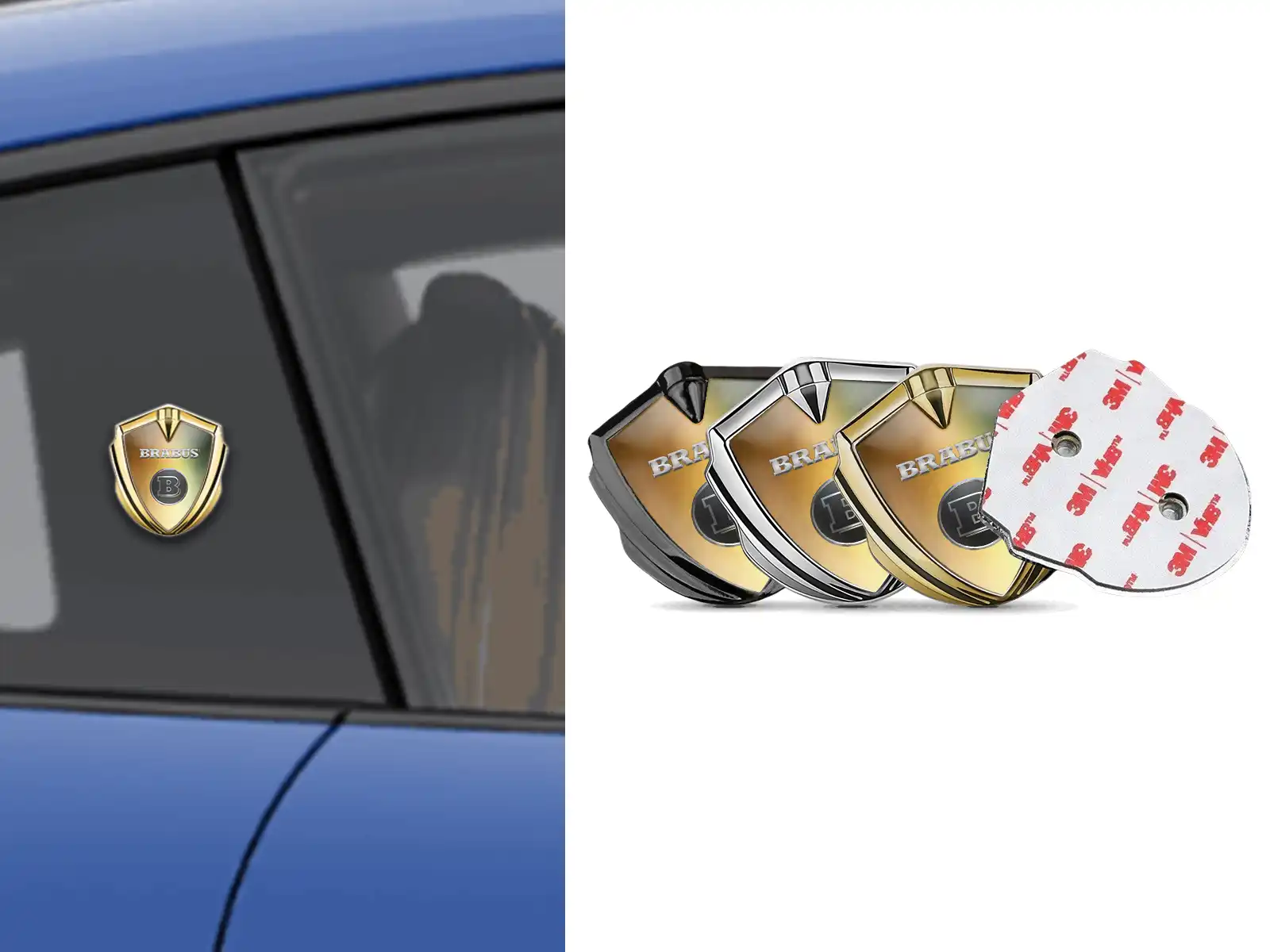 Brabus Metall Kuppel Emblem Moderner Look High-End Stil
